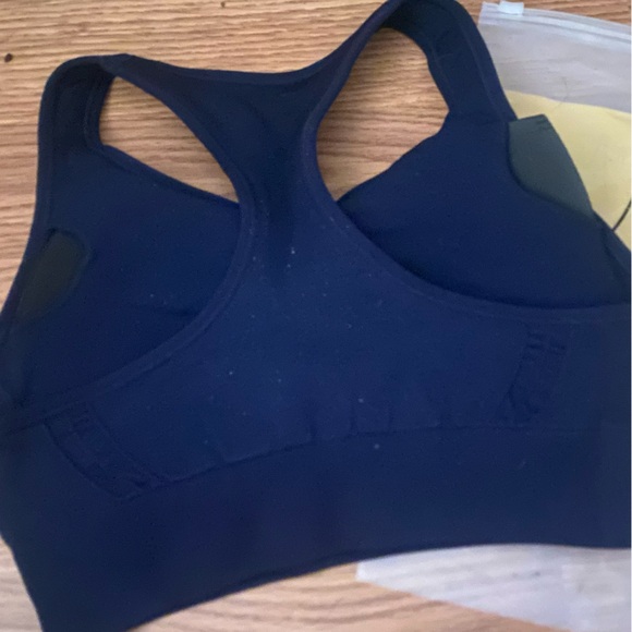 Truekind Everyday Wireless Racerback Bralette - Navy-New - Picture 2 of 4